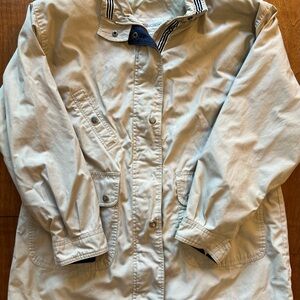 Cabin Creek Tan Jacket with Navy Accents